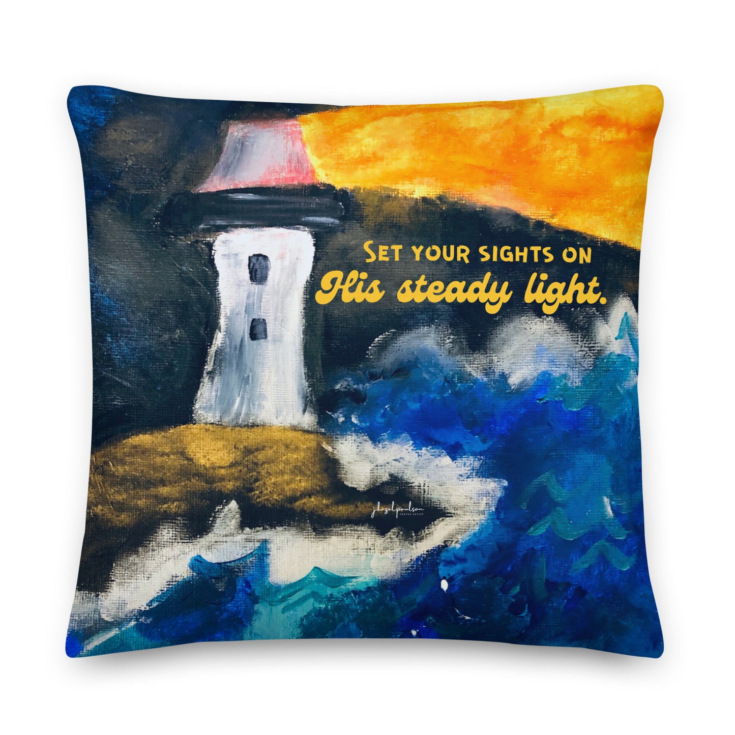 Lighthouse Throw Pillow