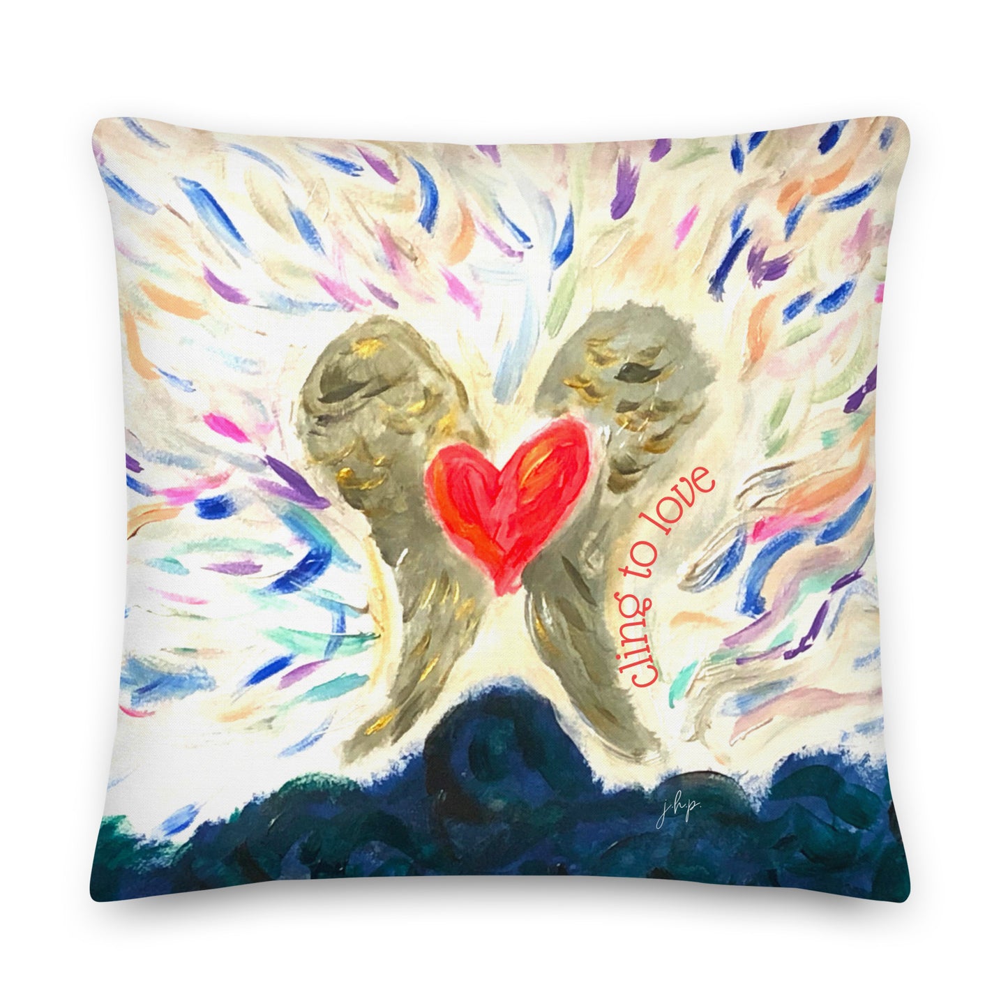 Angel Wings Throw Pillow