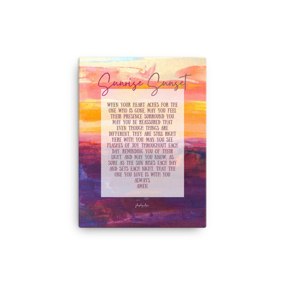 Sunrise Sunset Canvas Print