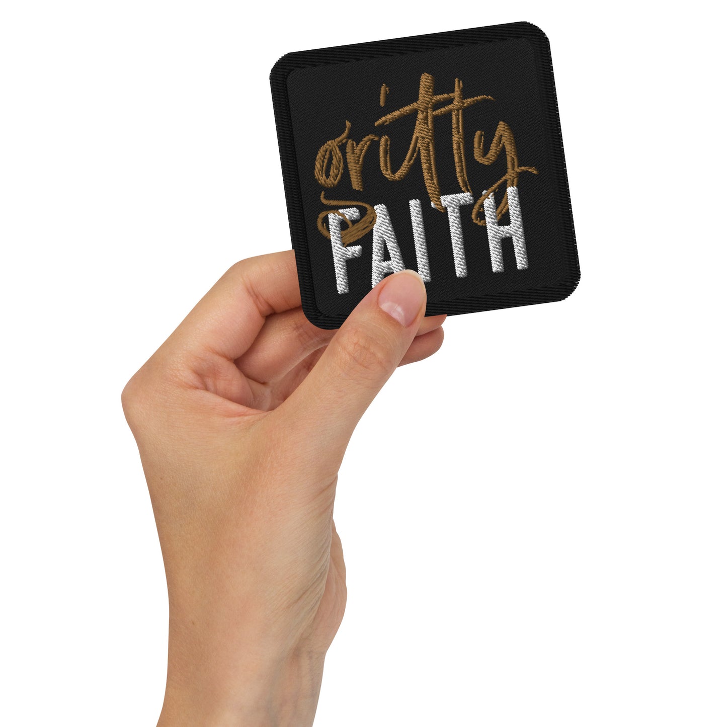 Gritty Faith Embroidered patches