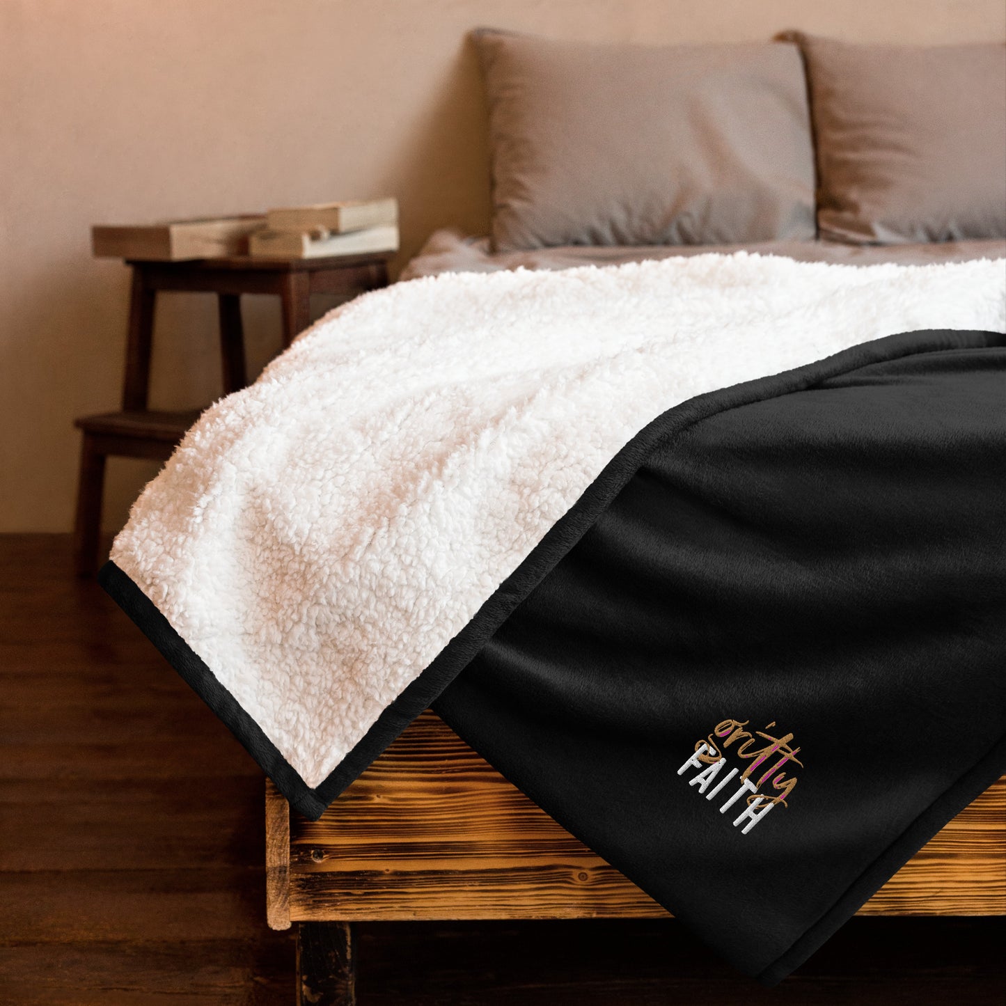 Gritty Faith Premium Sherpa Blanket