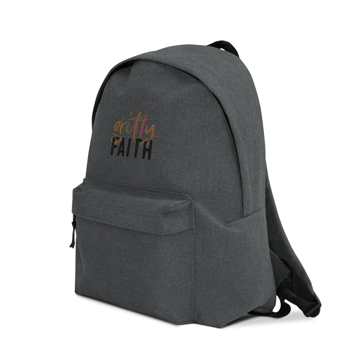 Gritty Faith Embroidered Backpack