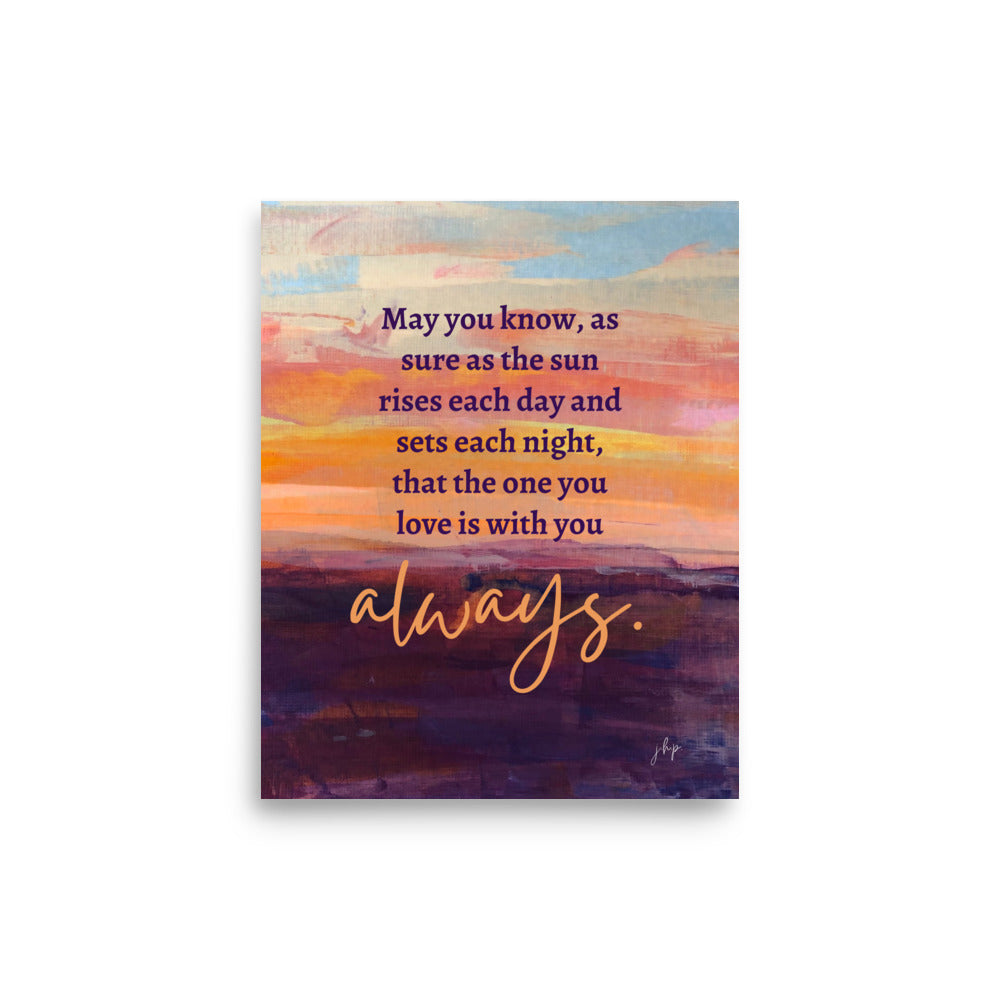 Sunrise Sunset 8x10 Print