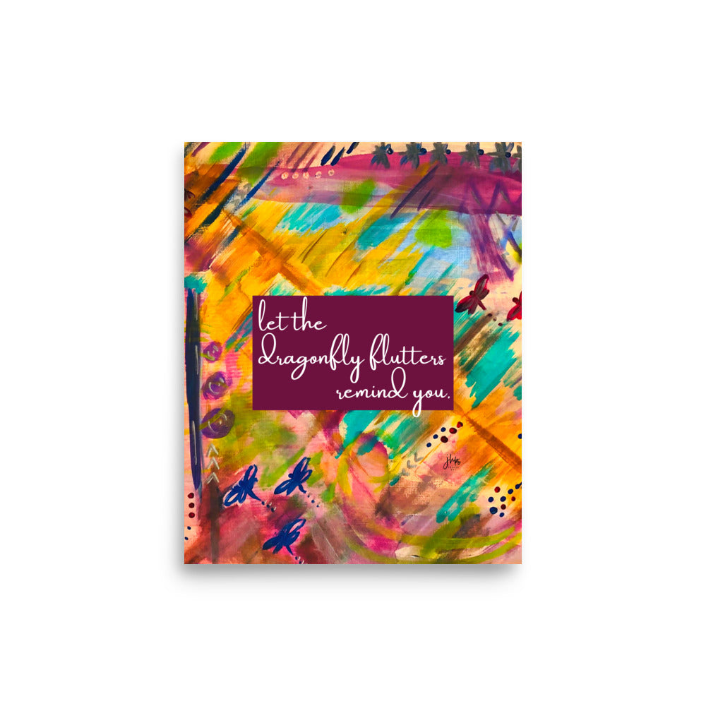 Dragonfly Flutters 8x10 Print