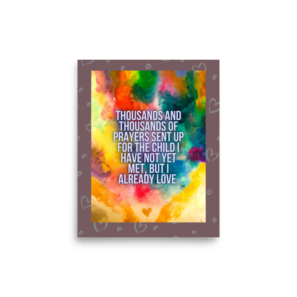 Foundation of Prayers 8x10 Print