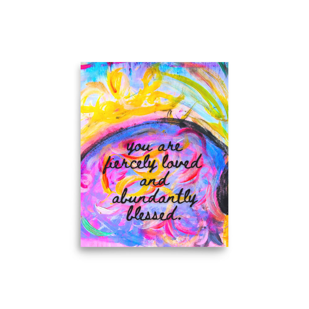 Abundantly Blessed 8x10 Print