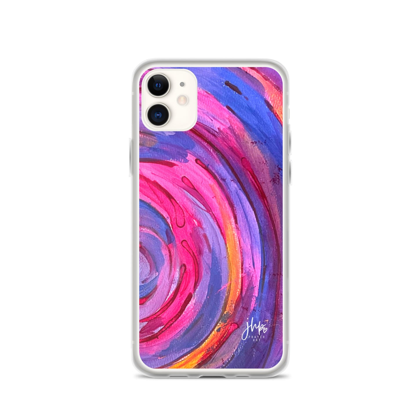 Purple Ripple iPhone Case
