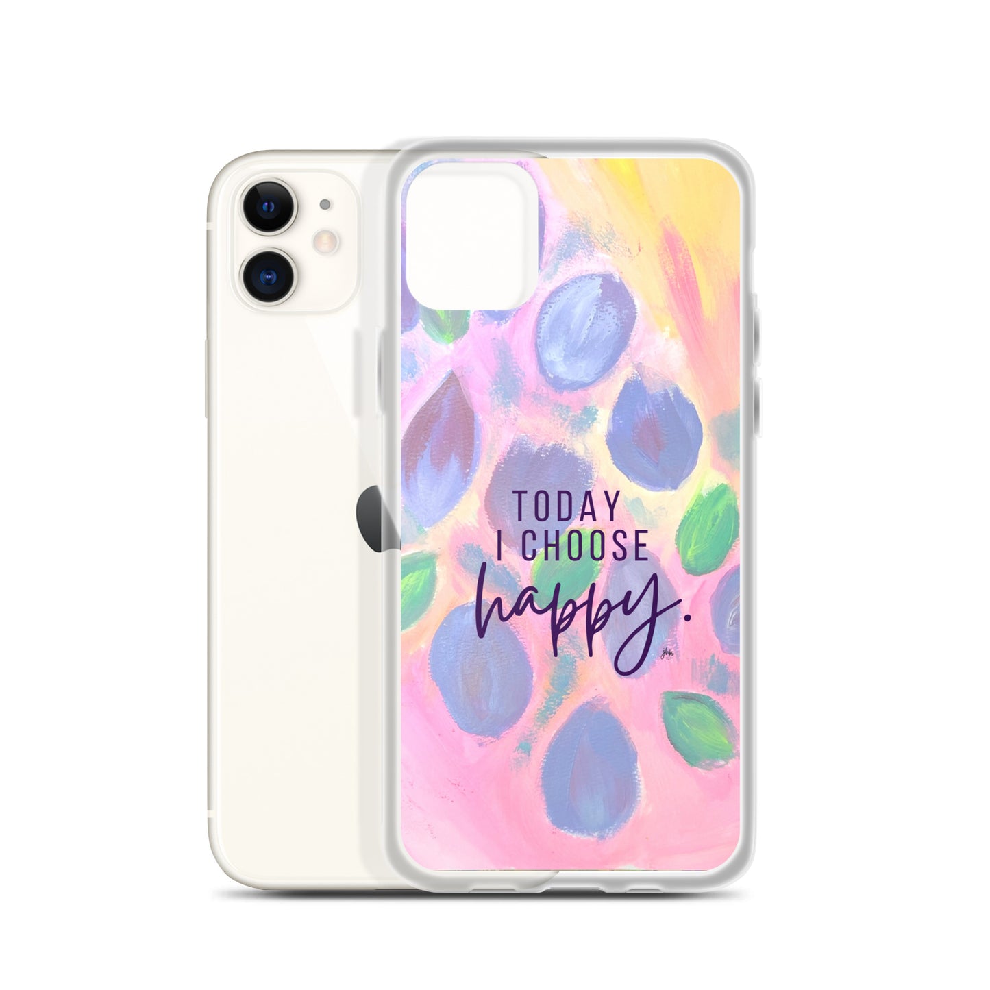 Today I Choose Happy (My Secret Garden, 4) iPhone Case