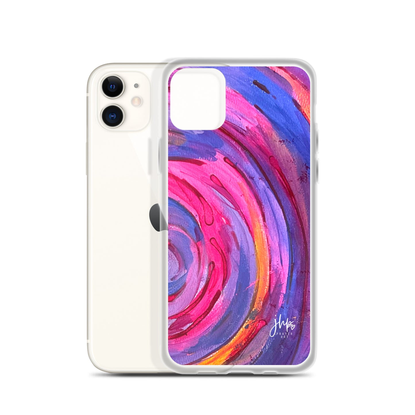 Purple Ripple iPhone Case
