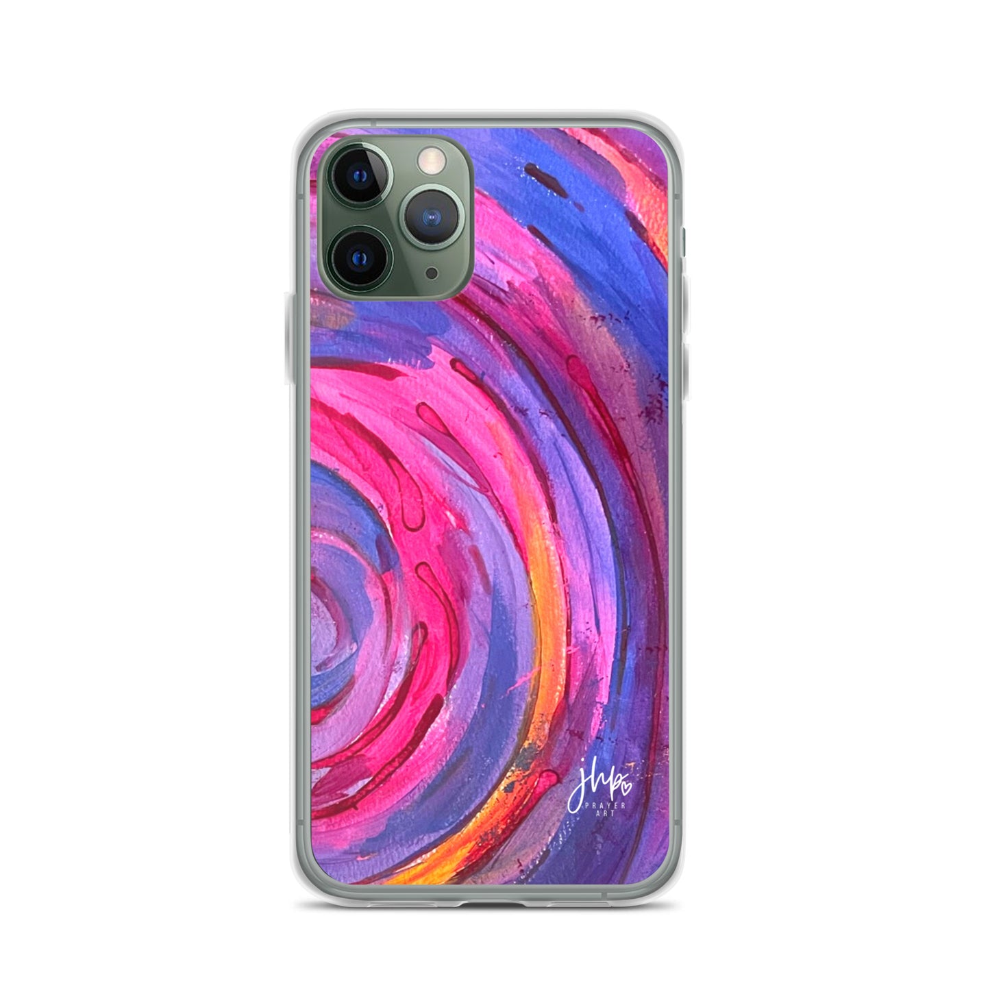 Purple Ripple iPhone Case