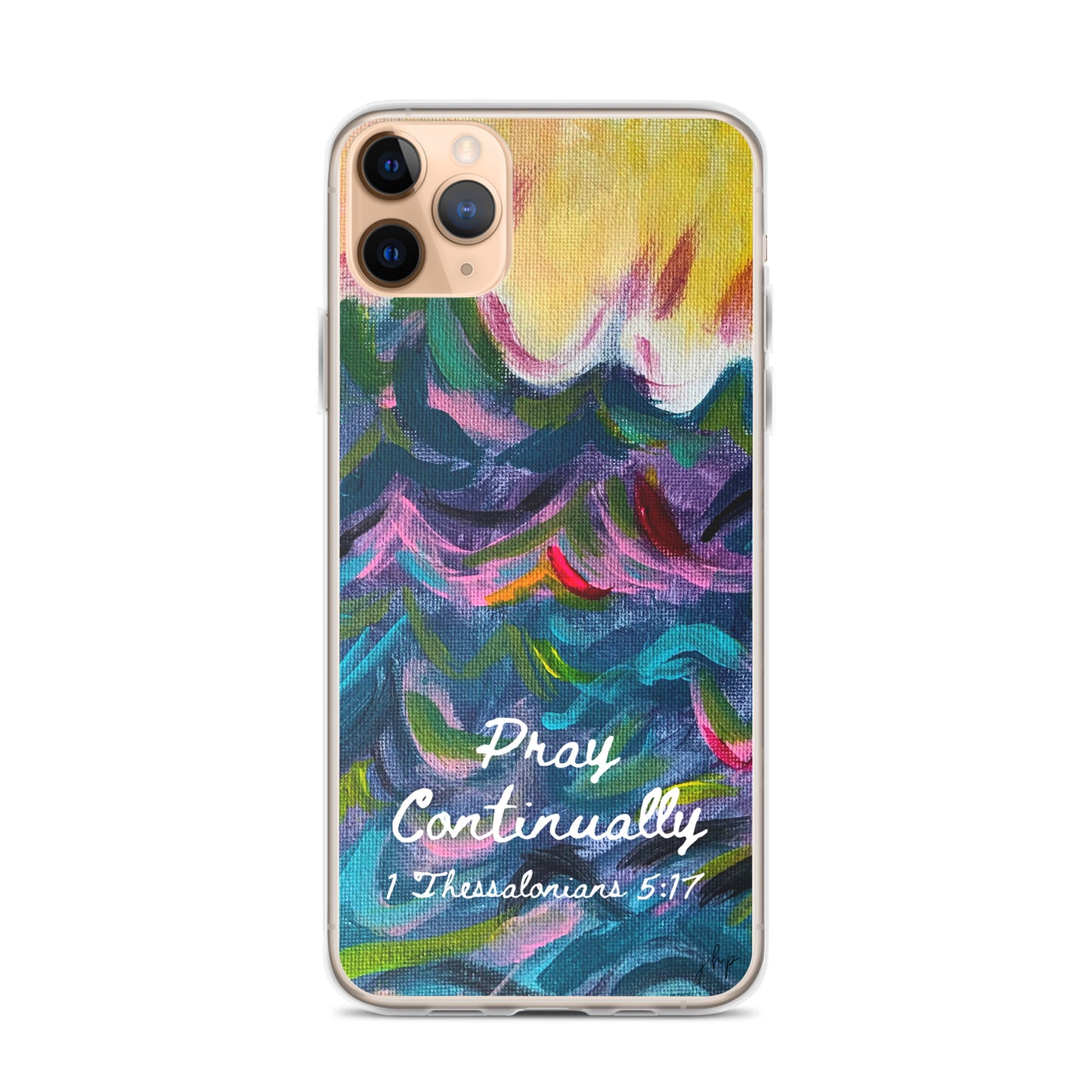 Pray Continually iPhone Case