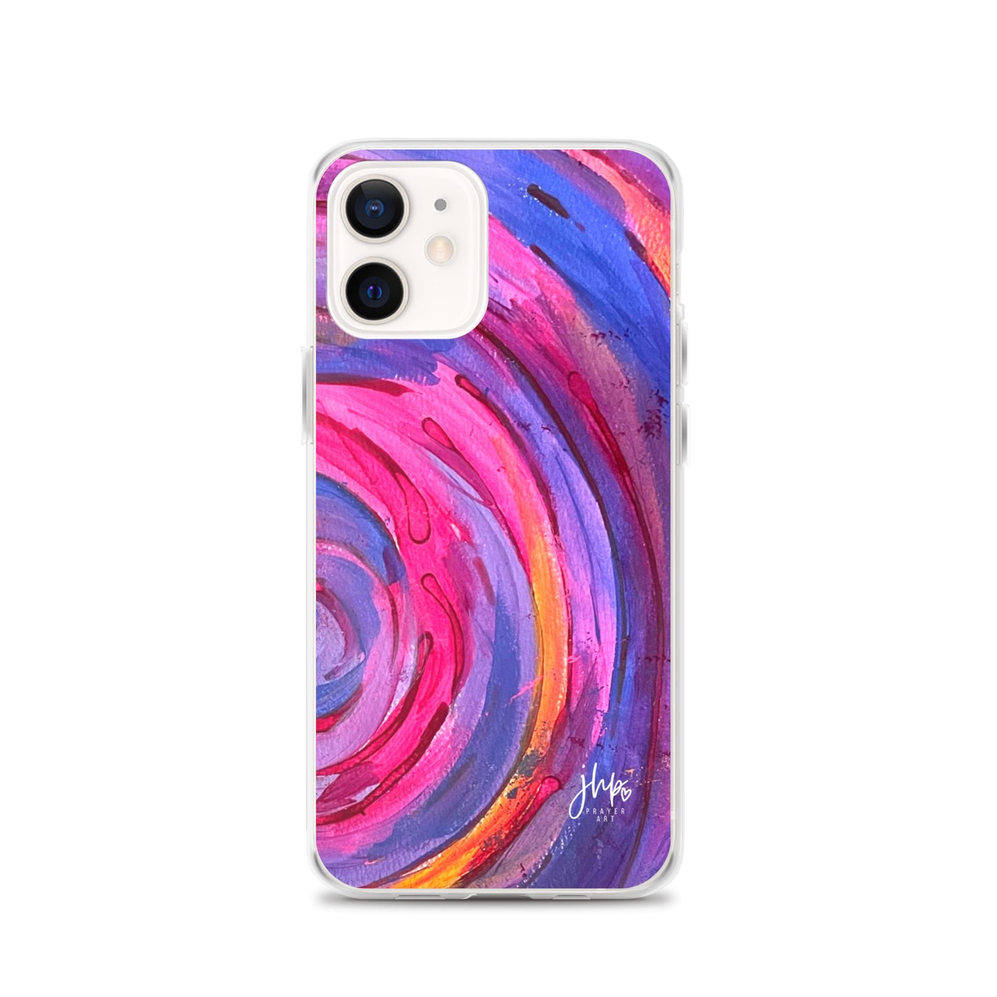 Purple Ripple iPhone Case