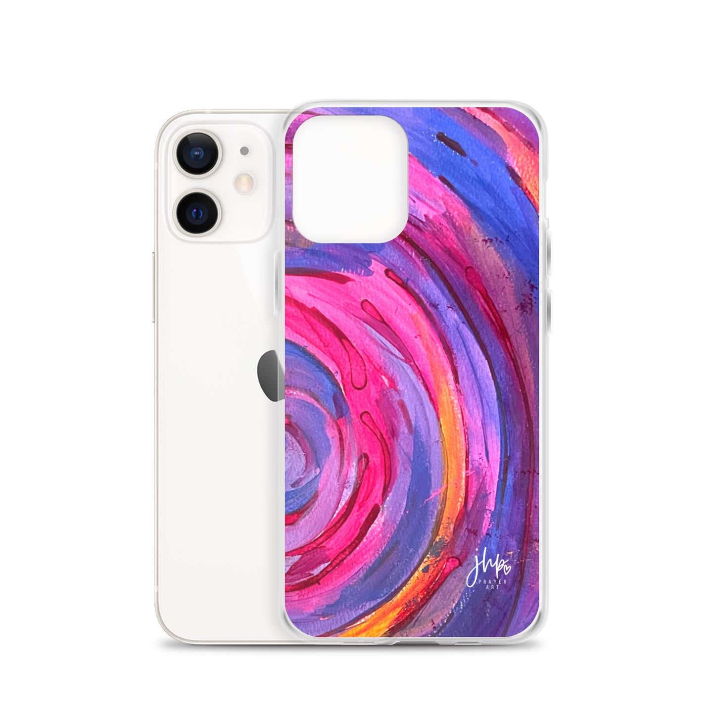 Purple Ripple iPhone Case