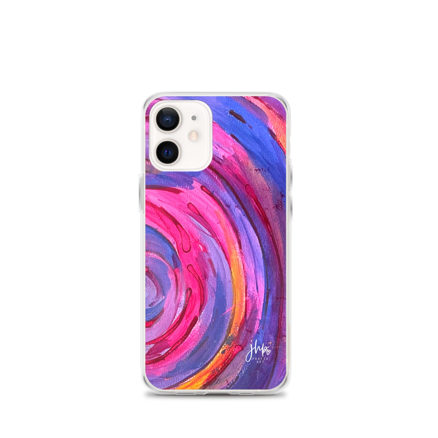 Purple Ripple iPhone Case