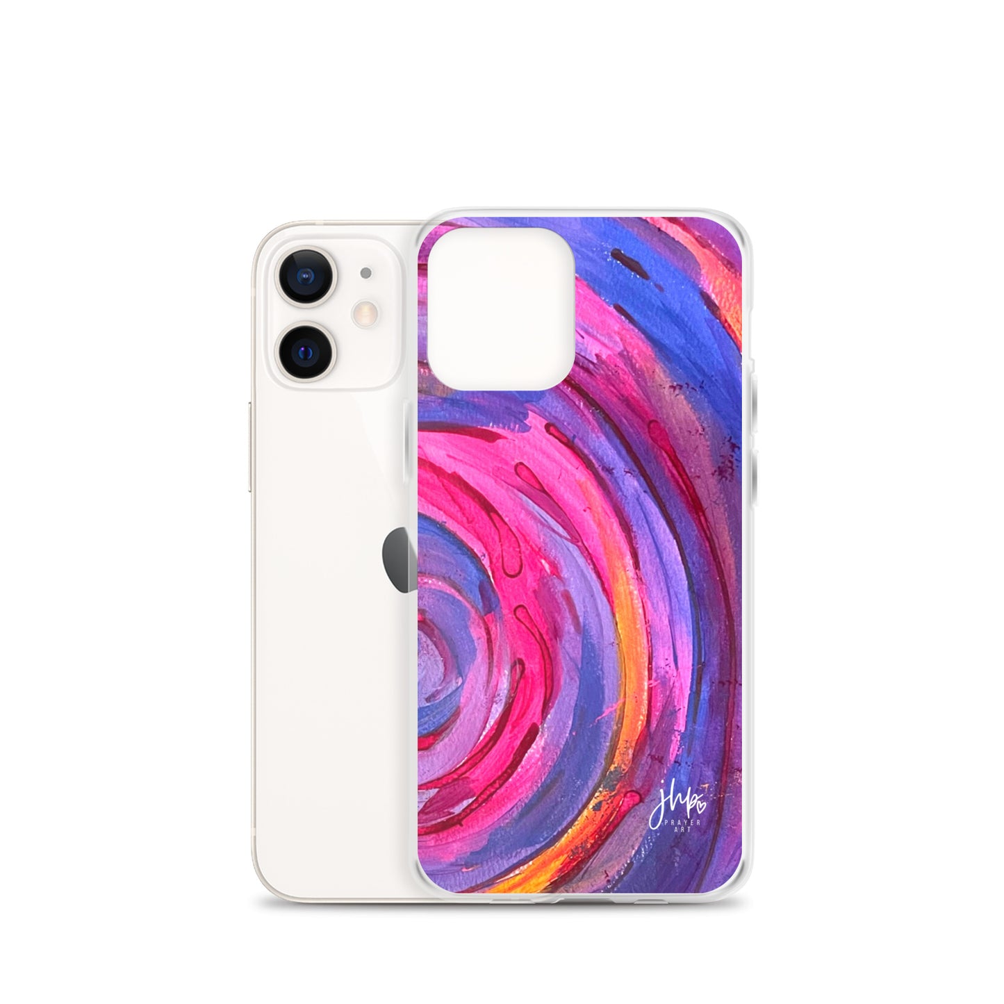 Purple Ripple iPhone Case