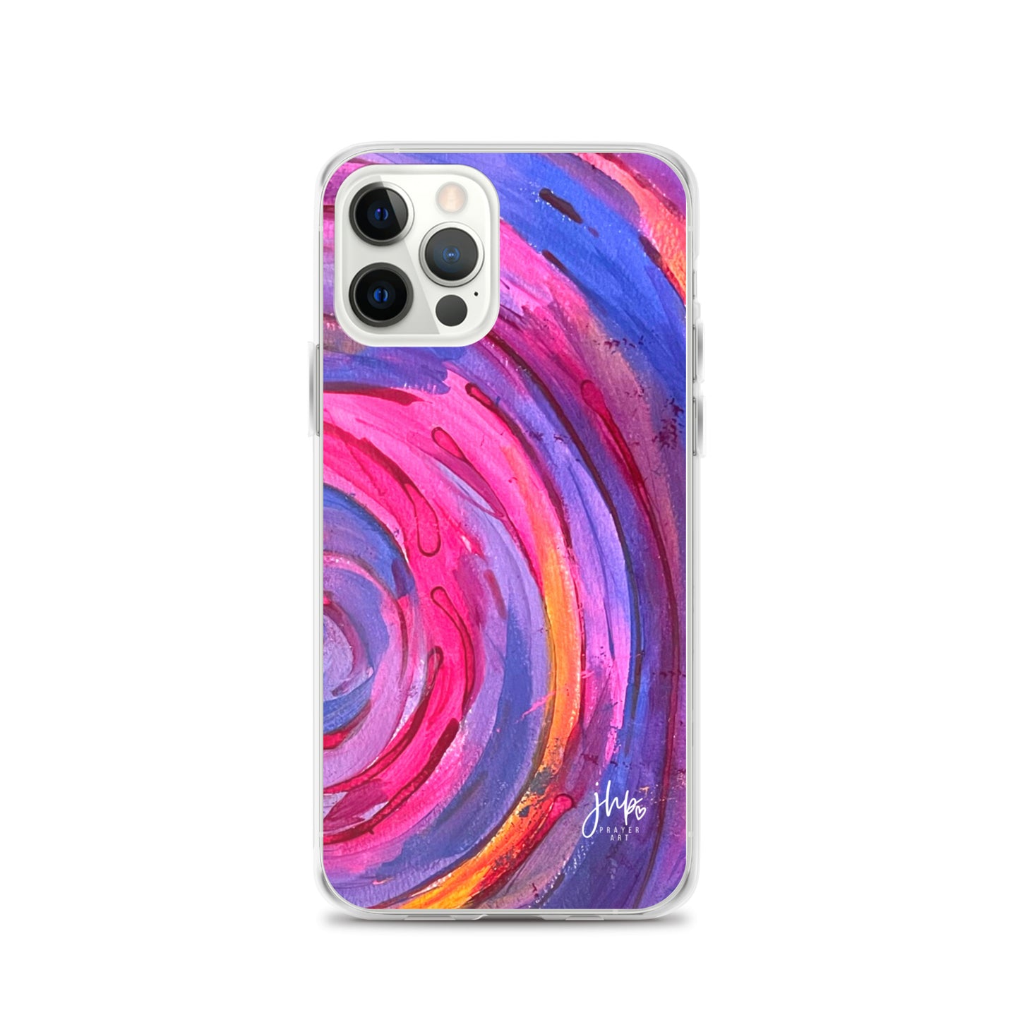 Purple Ripple iPhone Case