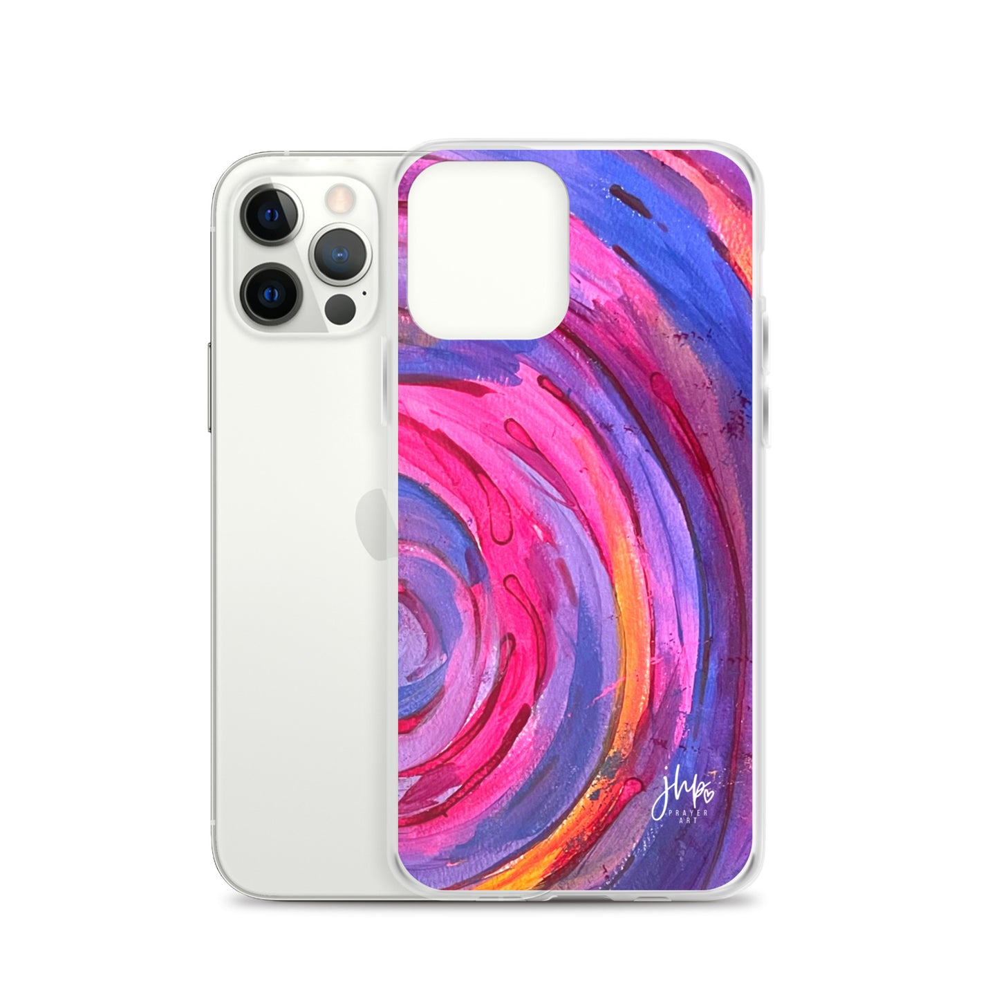 Purple Ripple iPhone Case