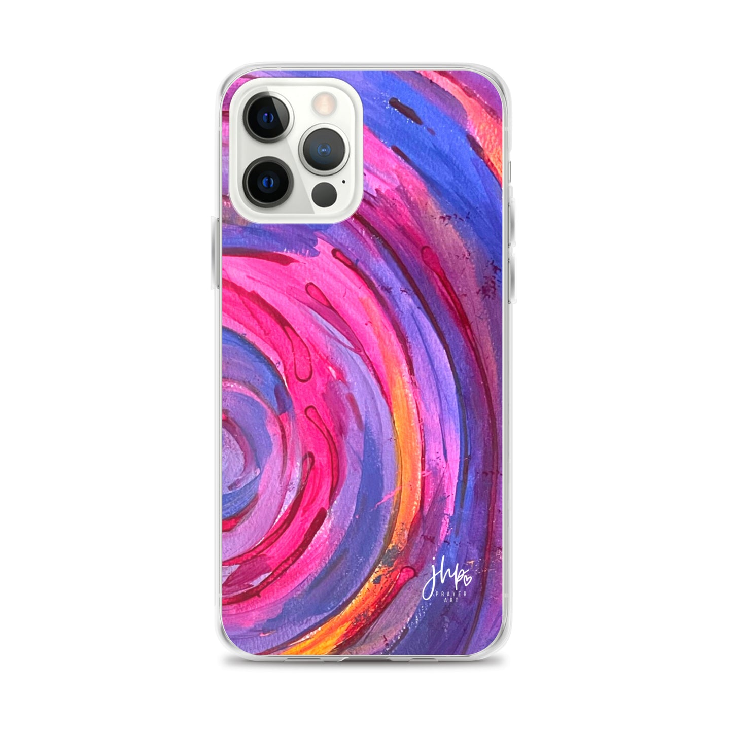 Purple Ripple iPhone Case