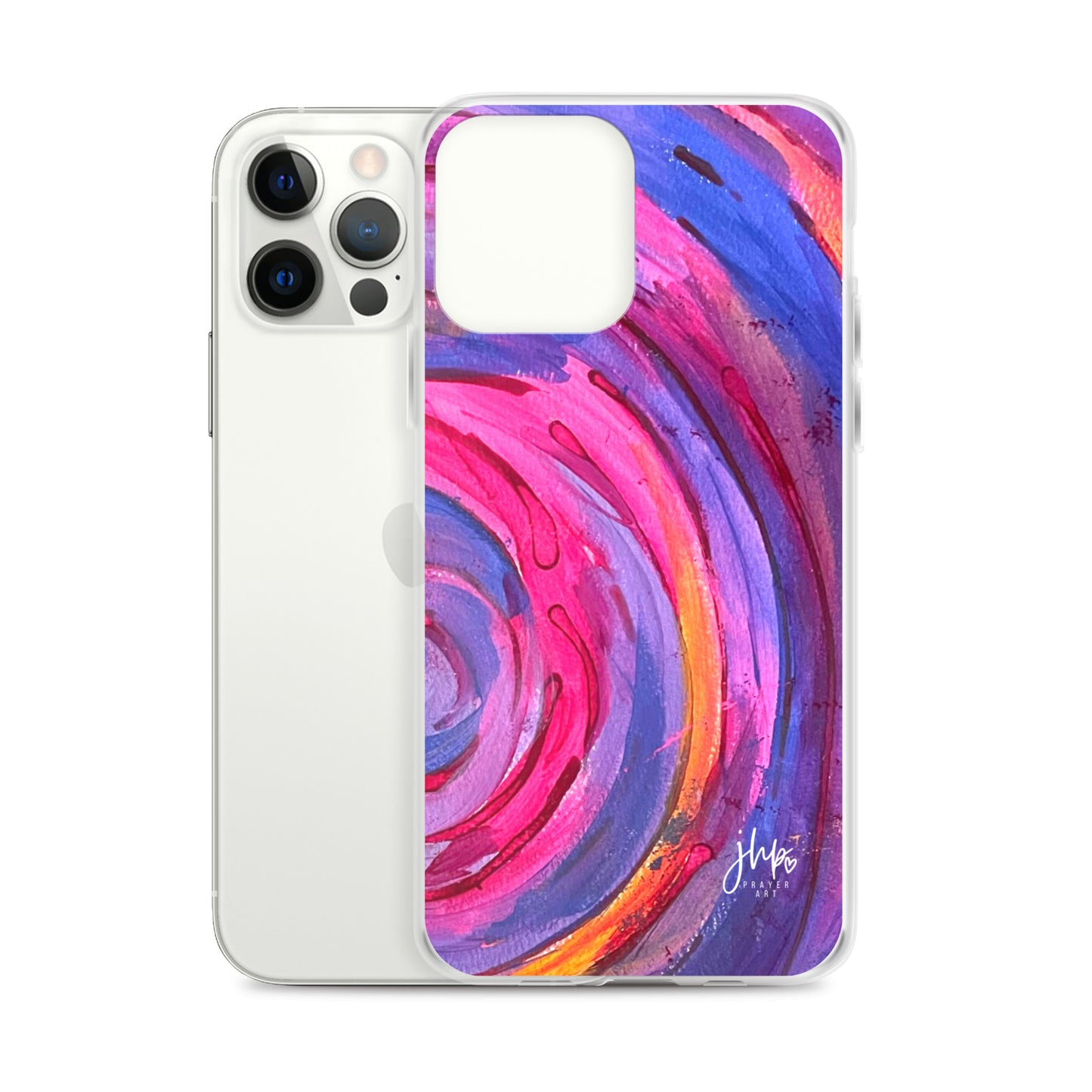 Purple Ripple iPhone Case