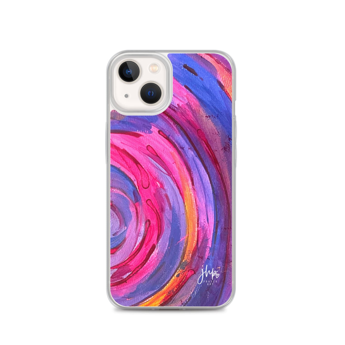 Purple Ripple iPhone Case