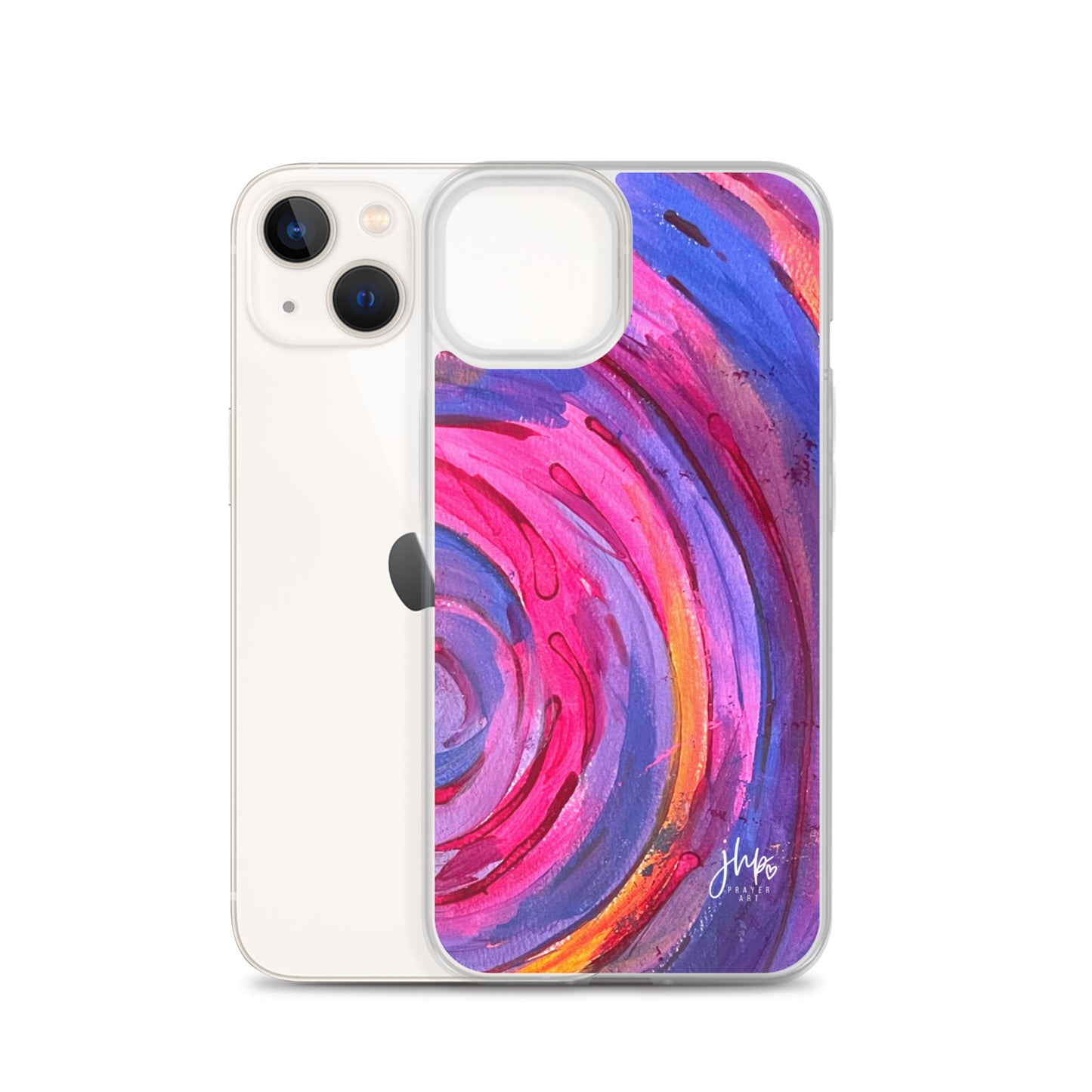 Purple Ripple iPhone Case