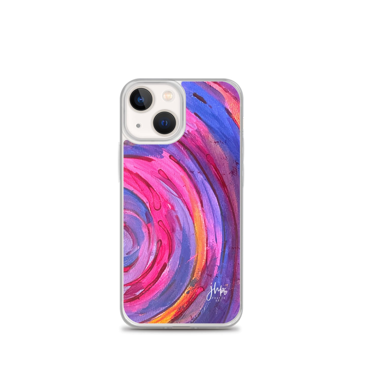 Purple Ripple iPhone Case