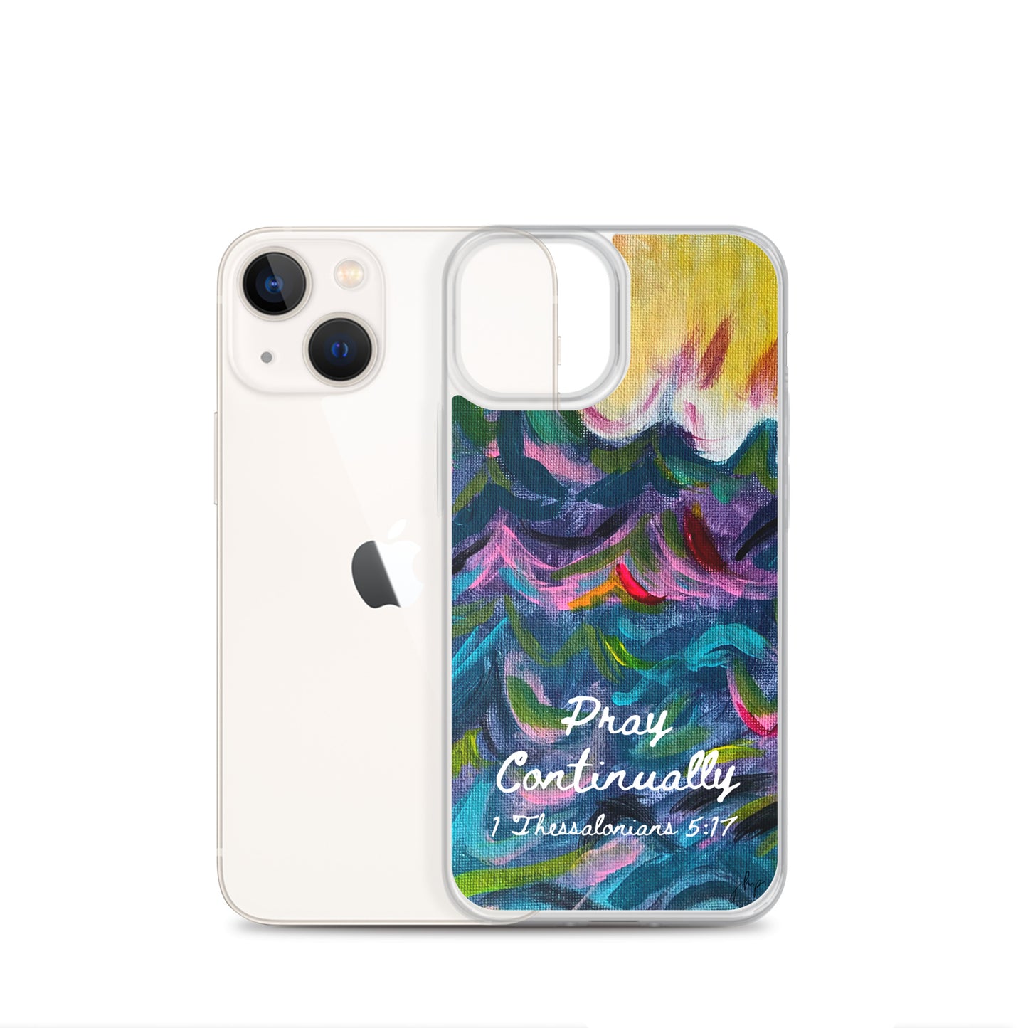 Pray Continually iPhone Case