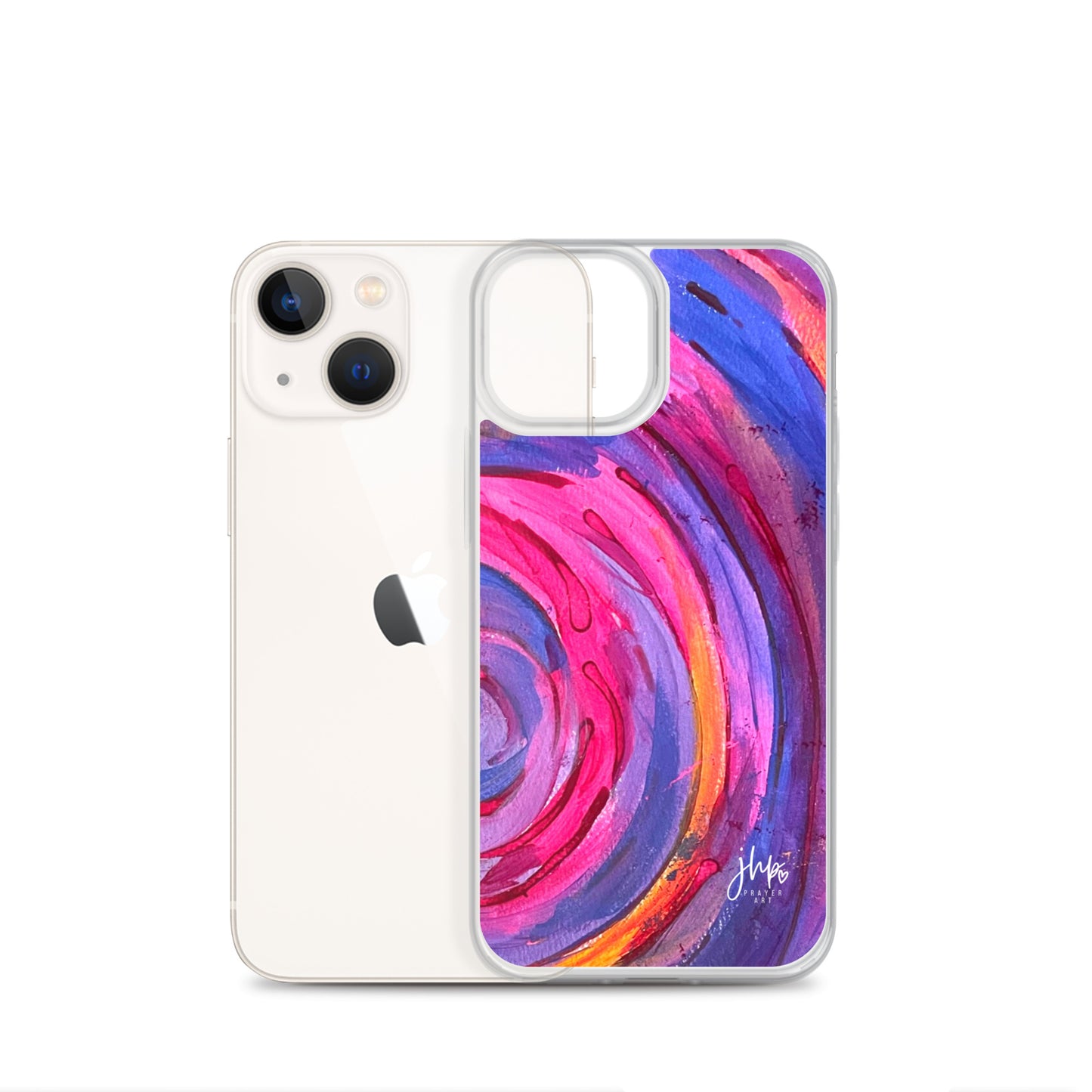 Purple Ripple iPhone Case