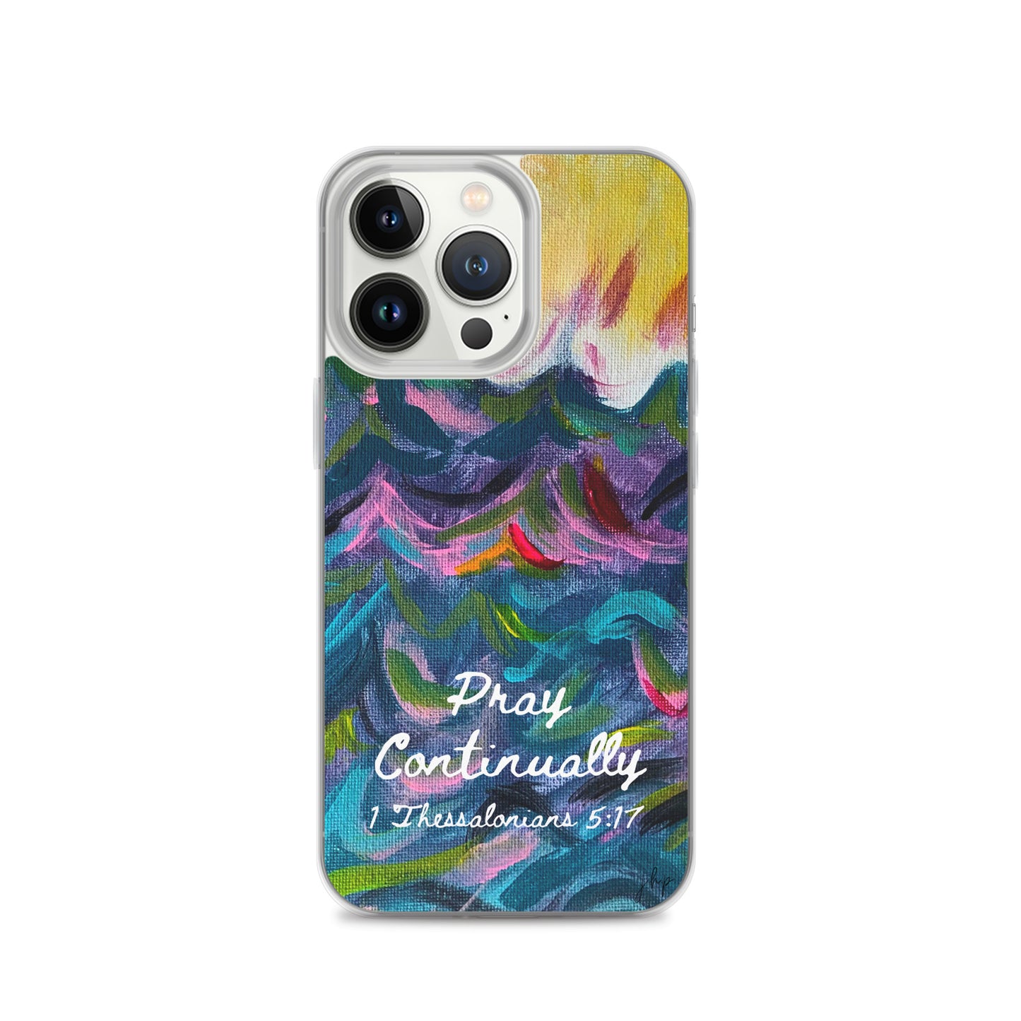 Pray Continually iPhone Case