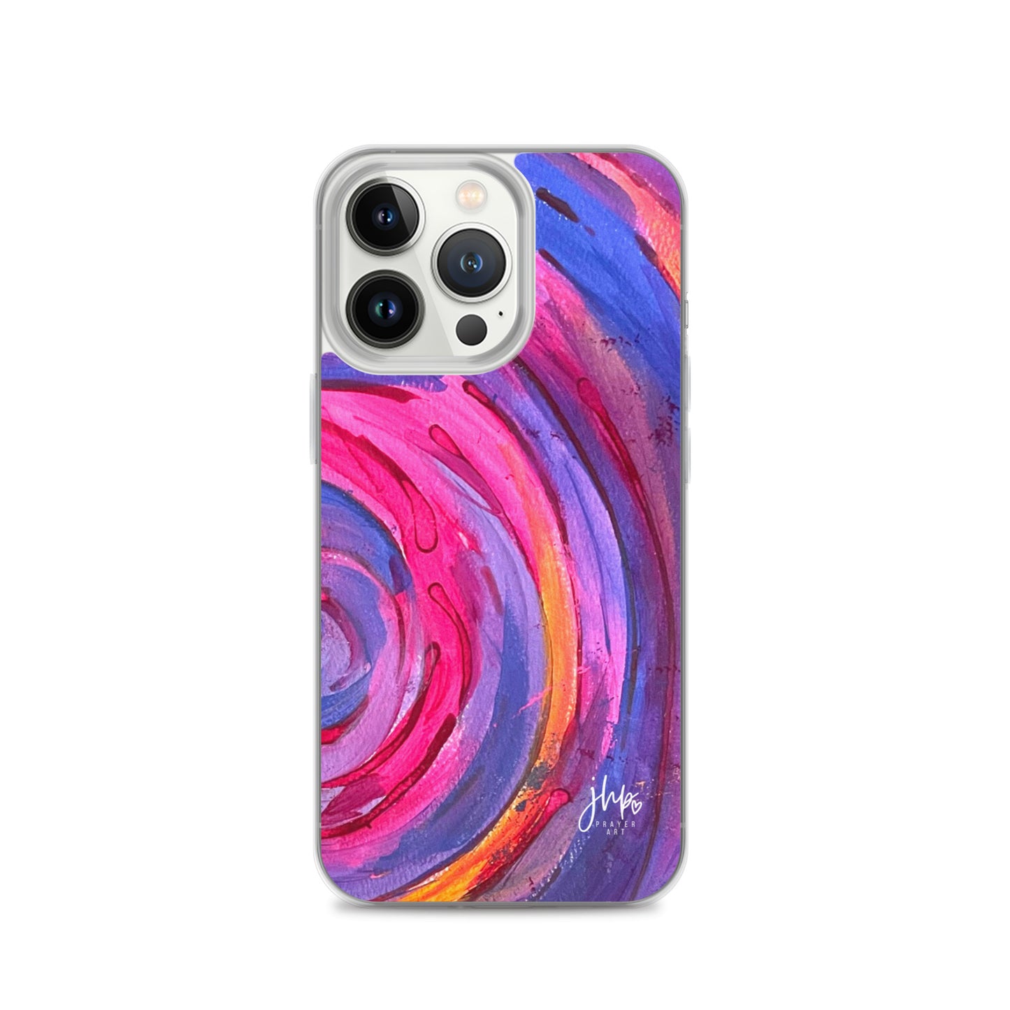 Purple Ripple iPhone Case