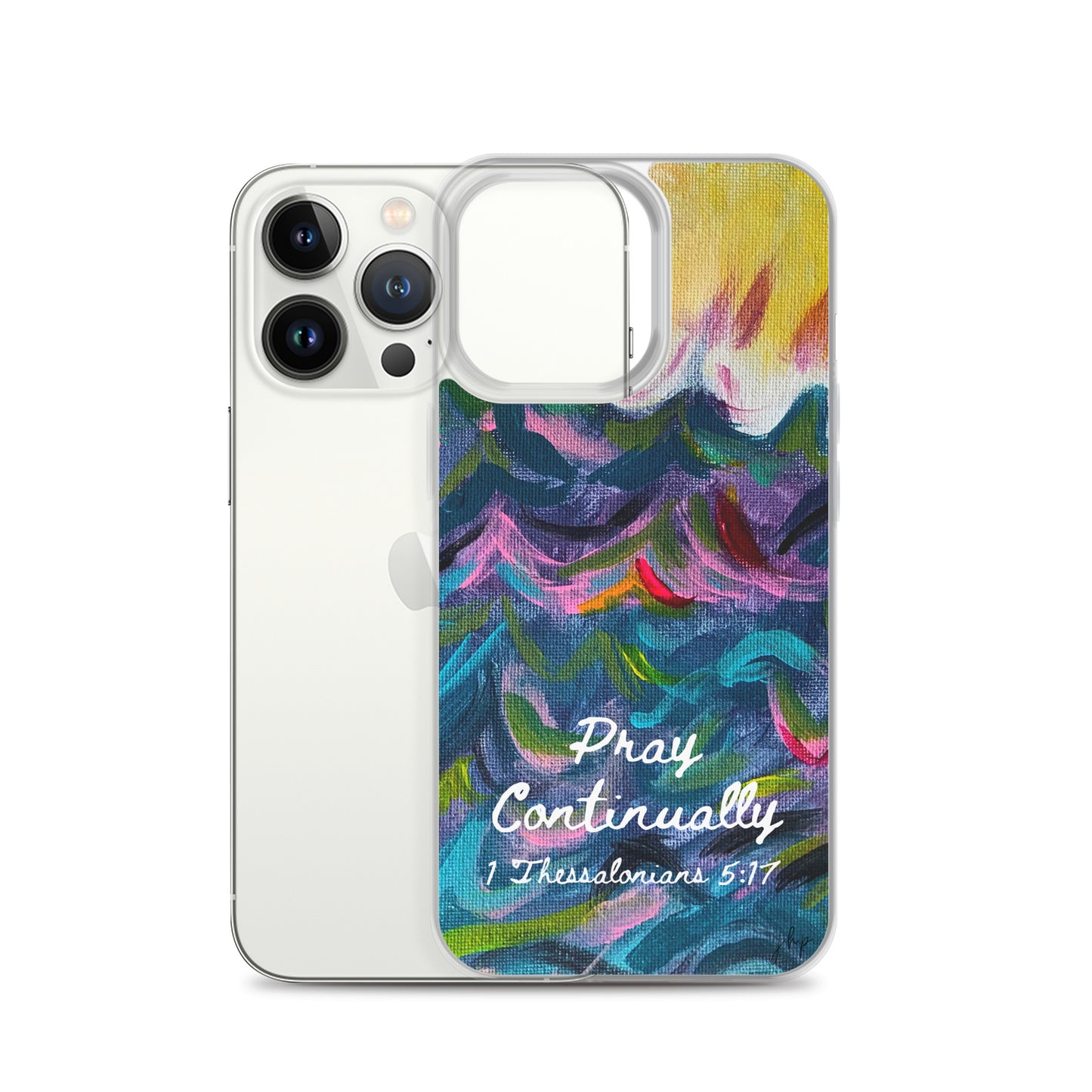 Pray Continually iPhone Case