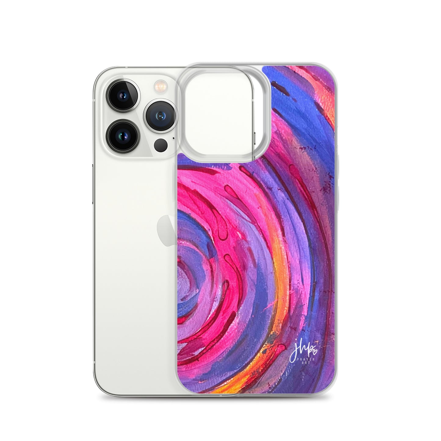 Purple Ripple iPhone Case