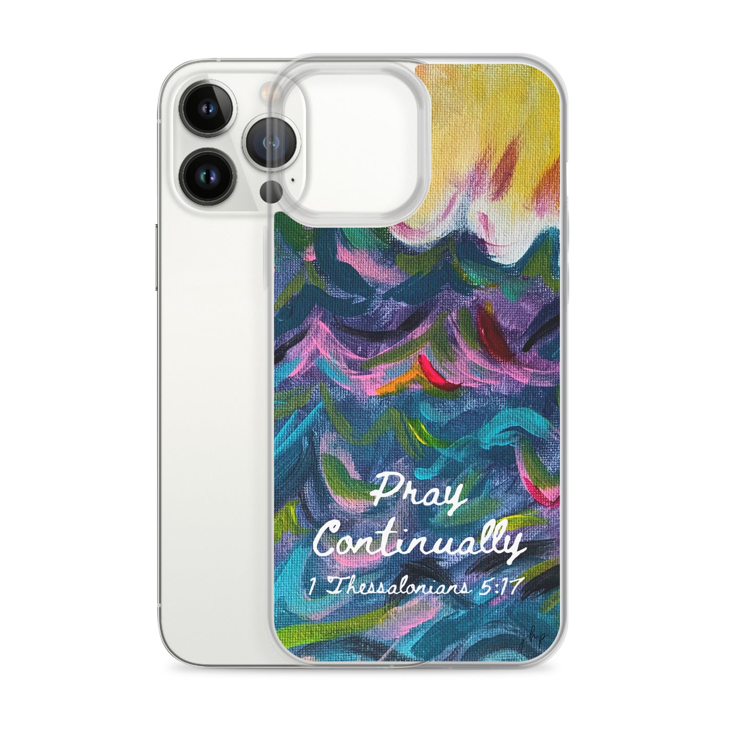Pray Continually iPhone Case