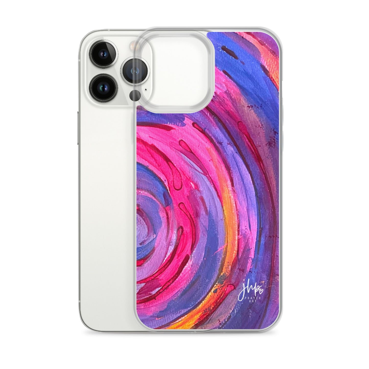 Purple Ripple iPhone Case