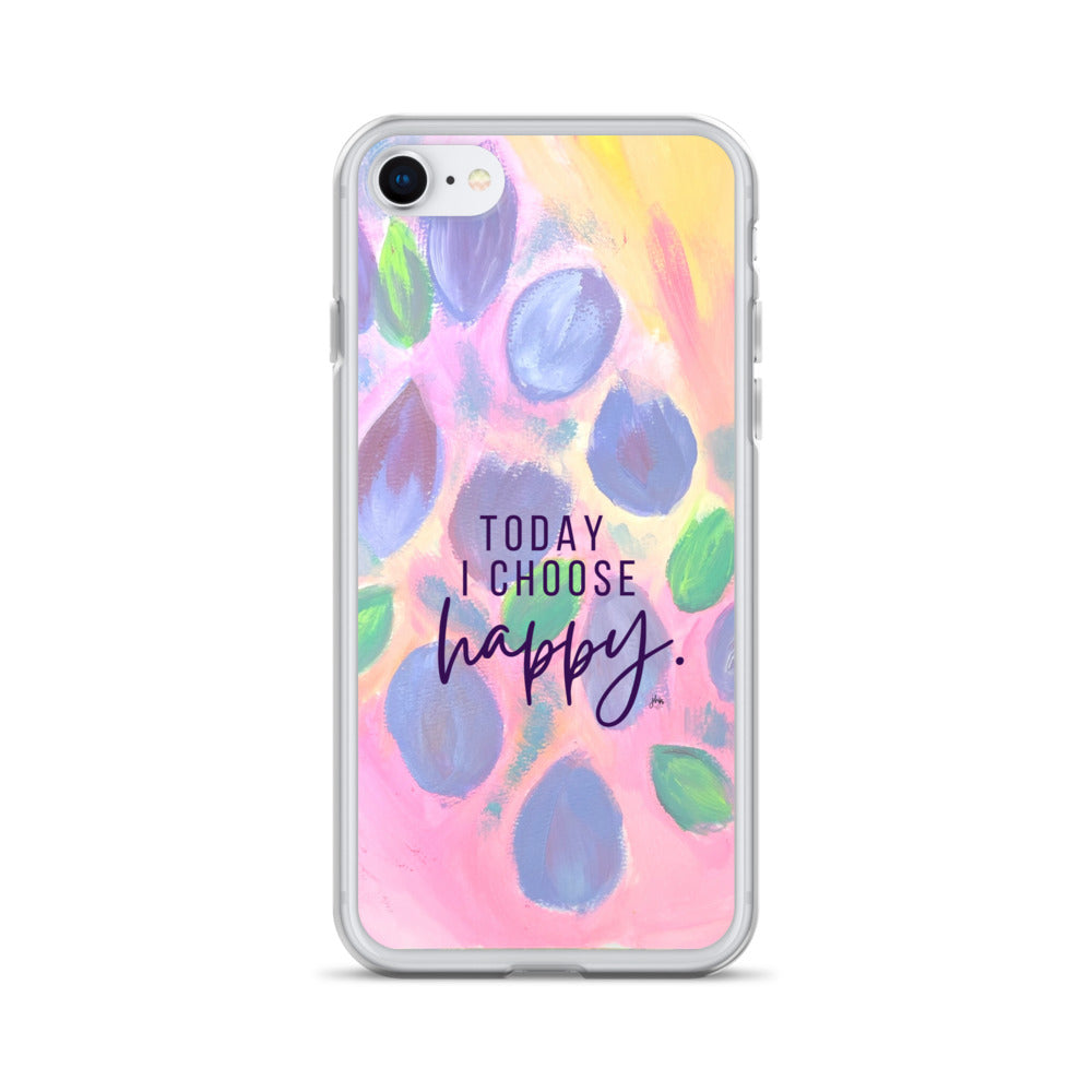 Today I Choose Happy (My Secret Garden, 4) iPhone Case