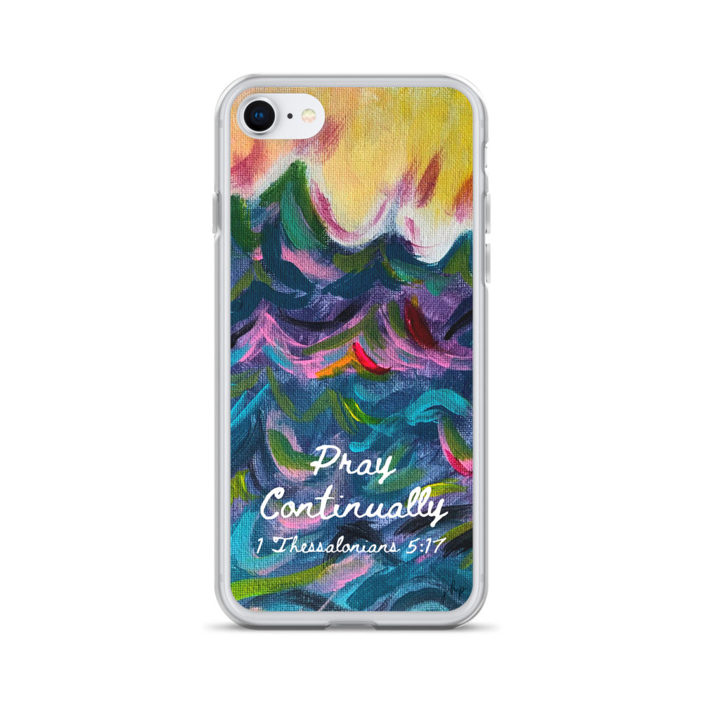 Pray Continually iPhone Case