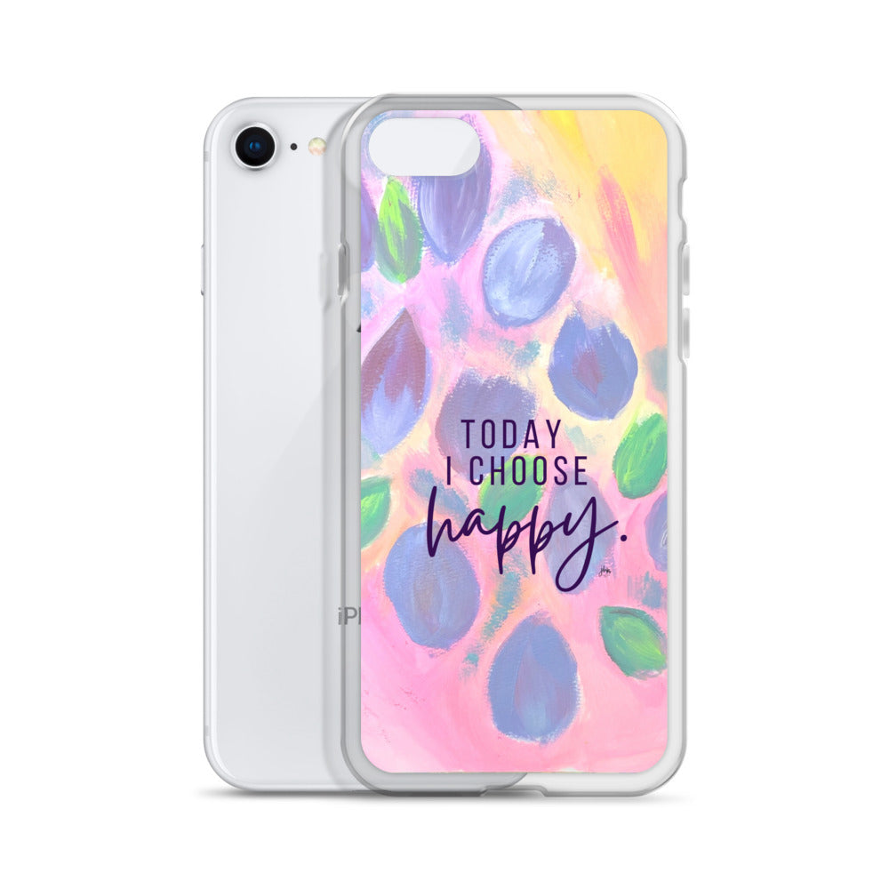 Today I Choose Happy (My Secret Garden, 4) iPhone Case