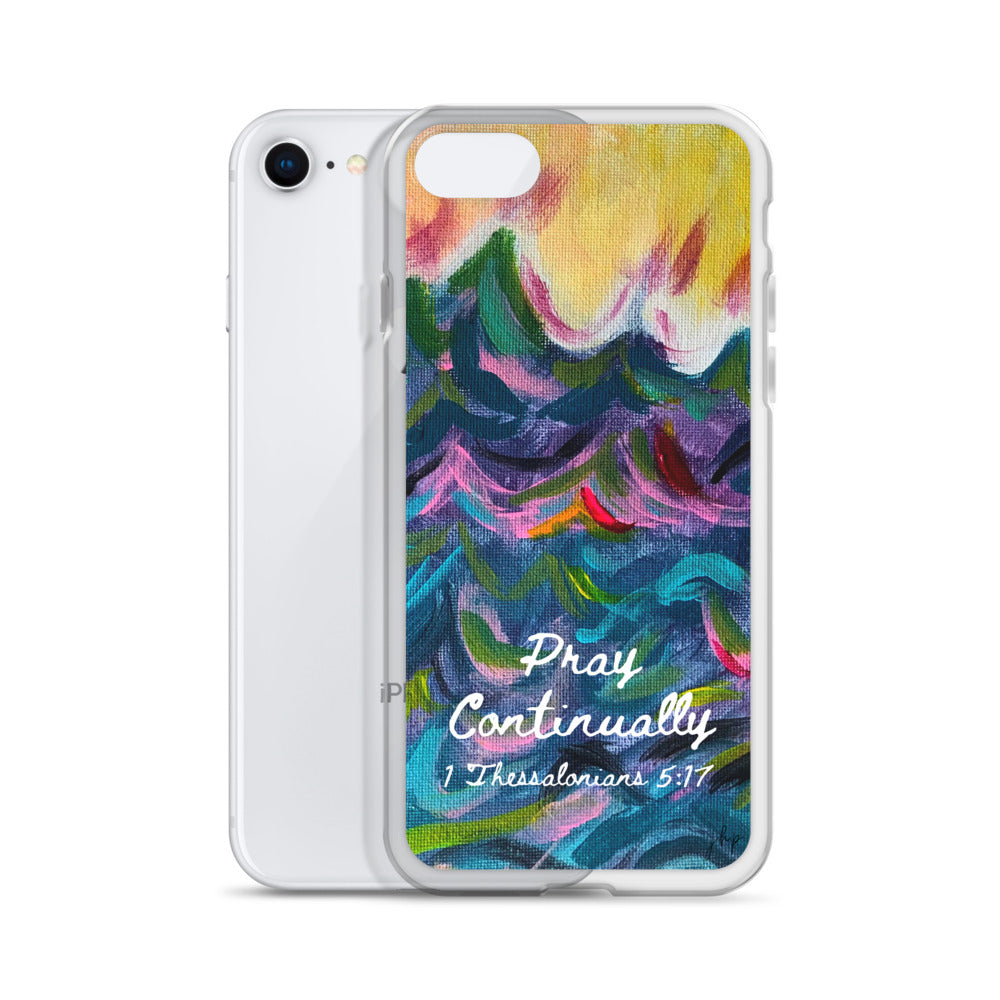 Pray Continually iPhone Case