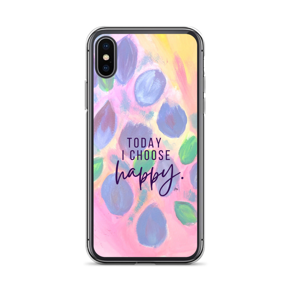 Today I Choose Happy (My Secret Garden, 4) iPhone Case