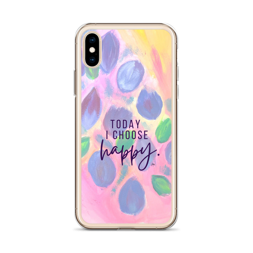 Today I Choose Happy (My Secret Garden, 4) iPhone Case