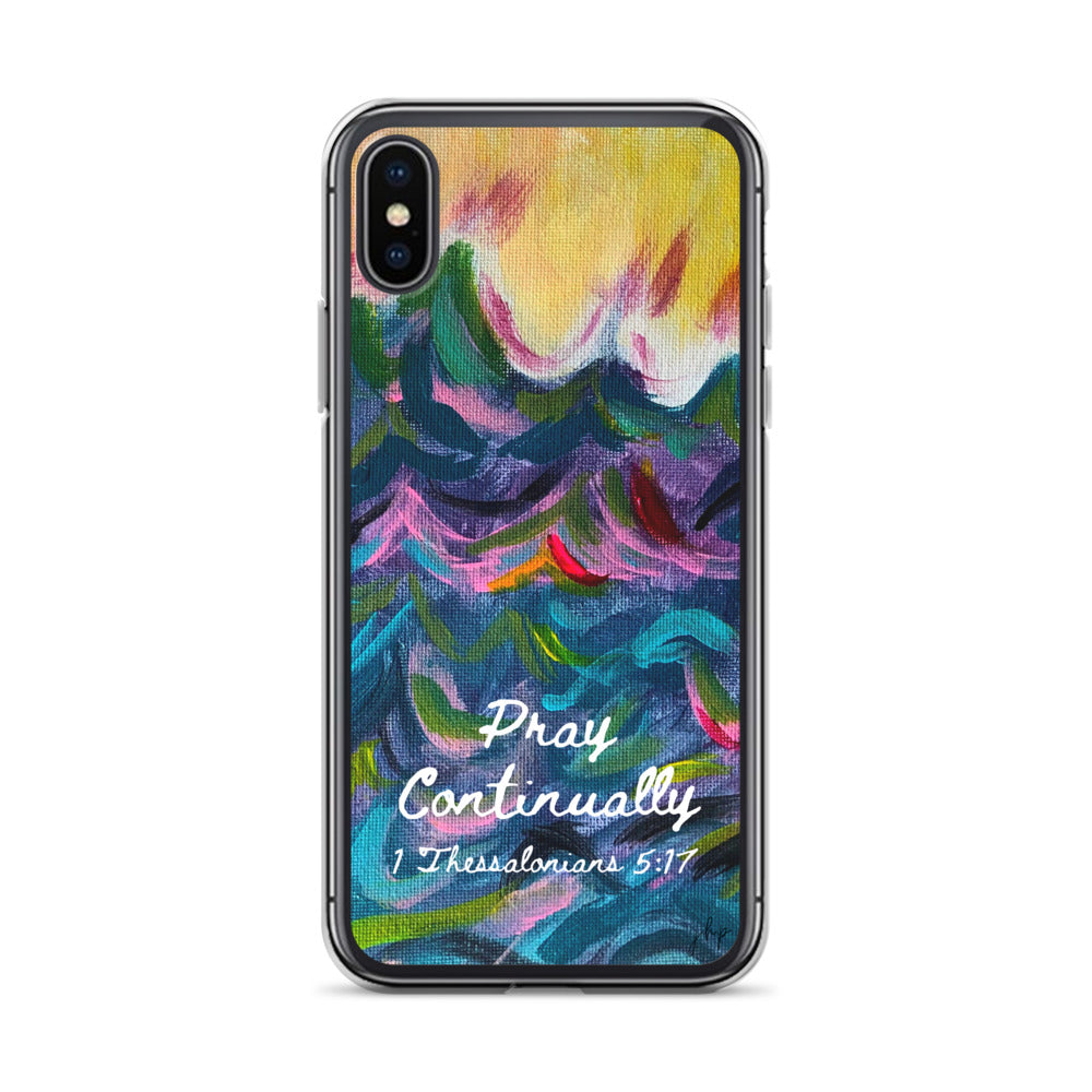 Pray Continually iPhone Case
