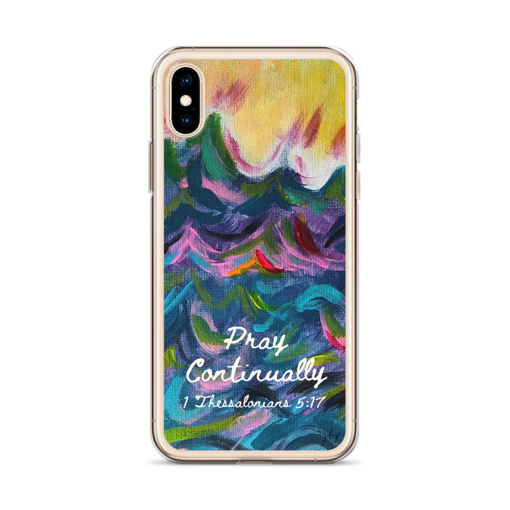Pray Continually iPhone Case