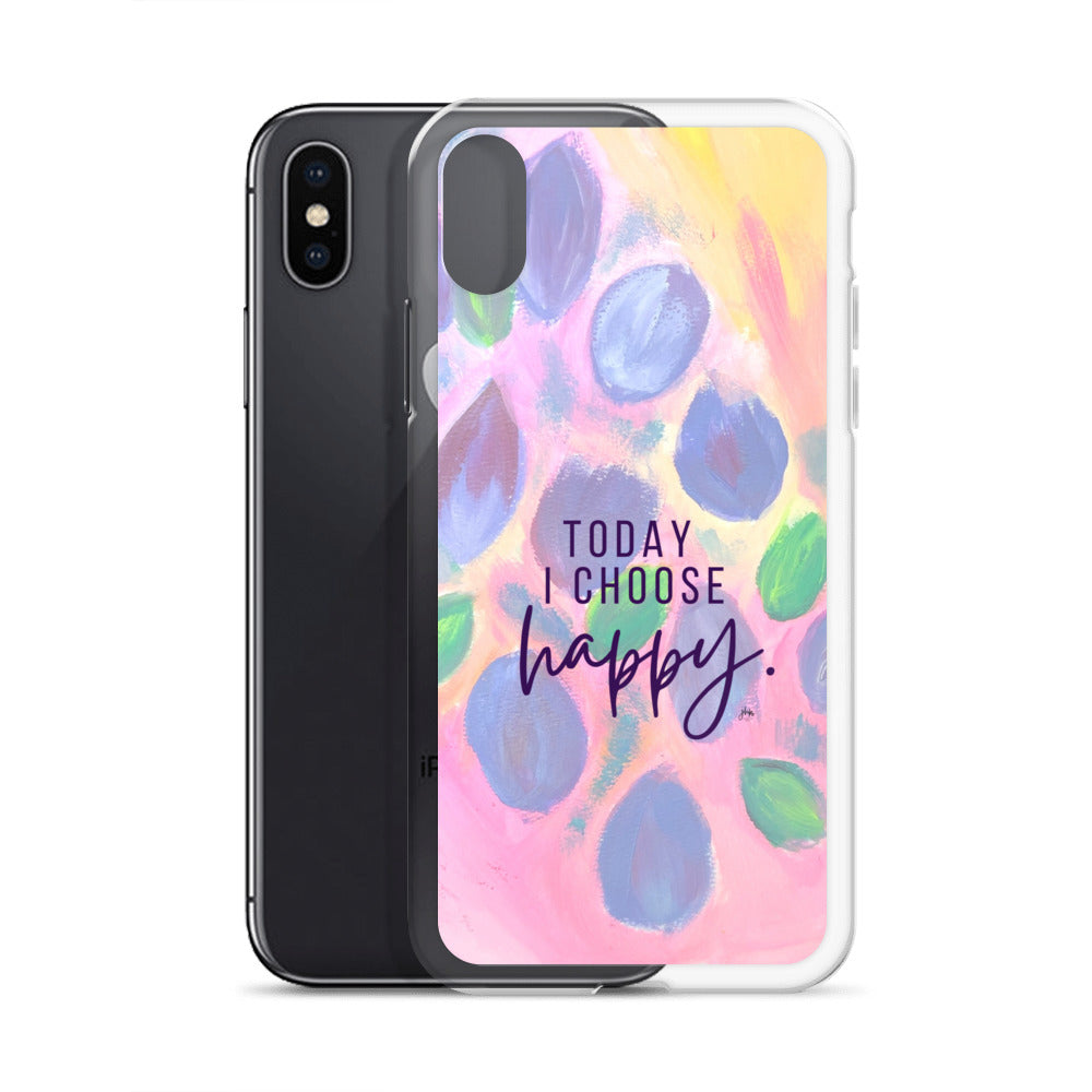 Today I Choose Happy (My Secret Garden, 4) iPhone Case