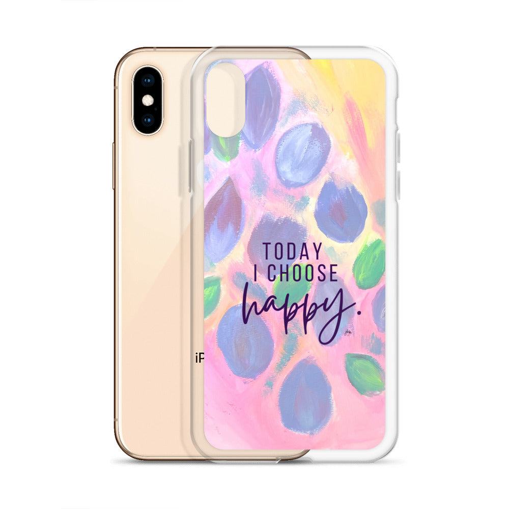 Today I Choose Happy (My Secret Garden, 4) iPhone Case