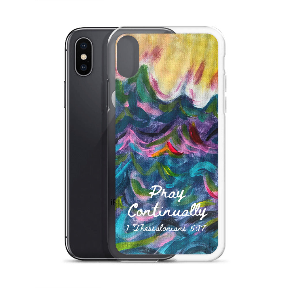 Pray Continually iPhone Case