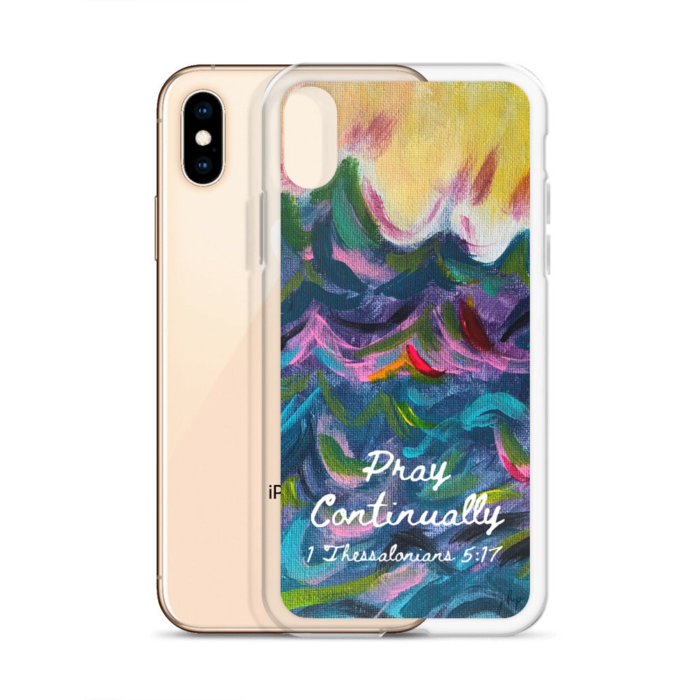 Pray Continually iPhone Case