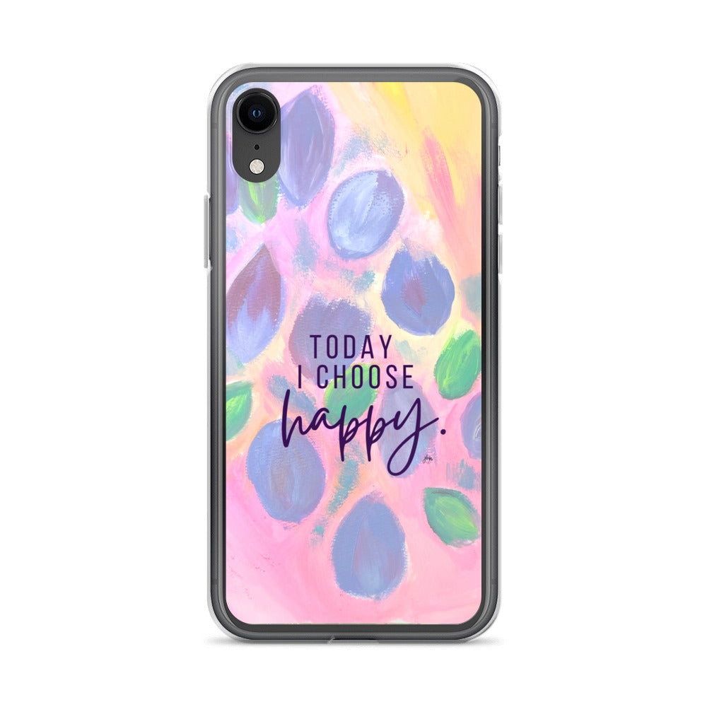 Today I Choose Happy (My Secret Garden, 4) iPhone Case