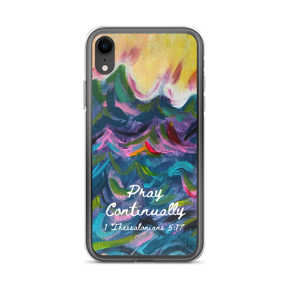Pray Continually iPhone Case