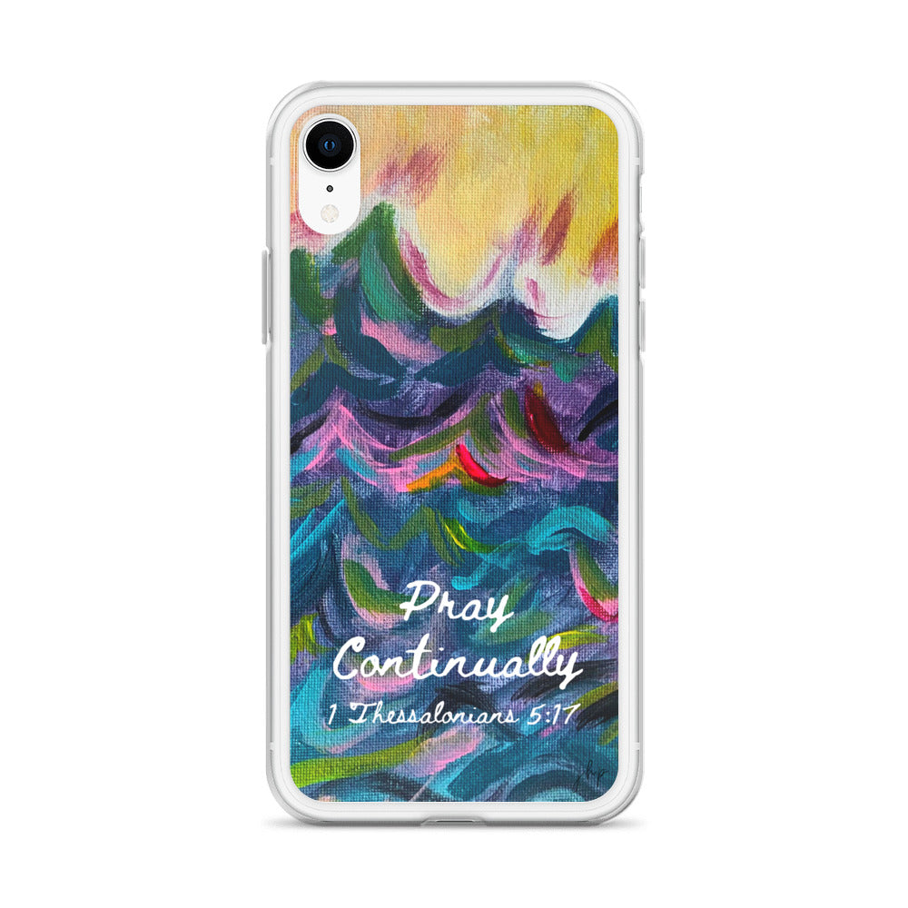Pray Continually iPhone Case