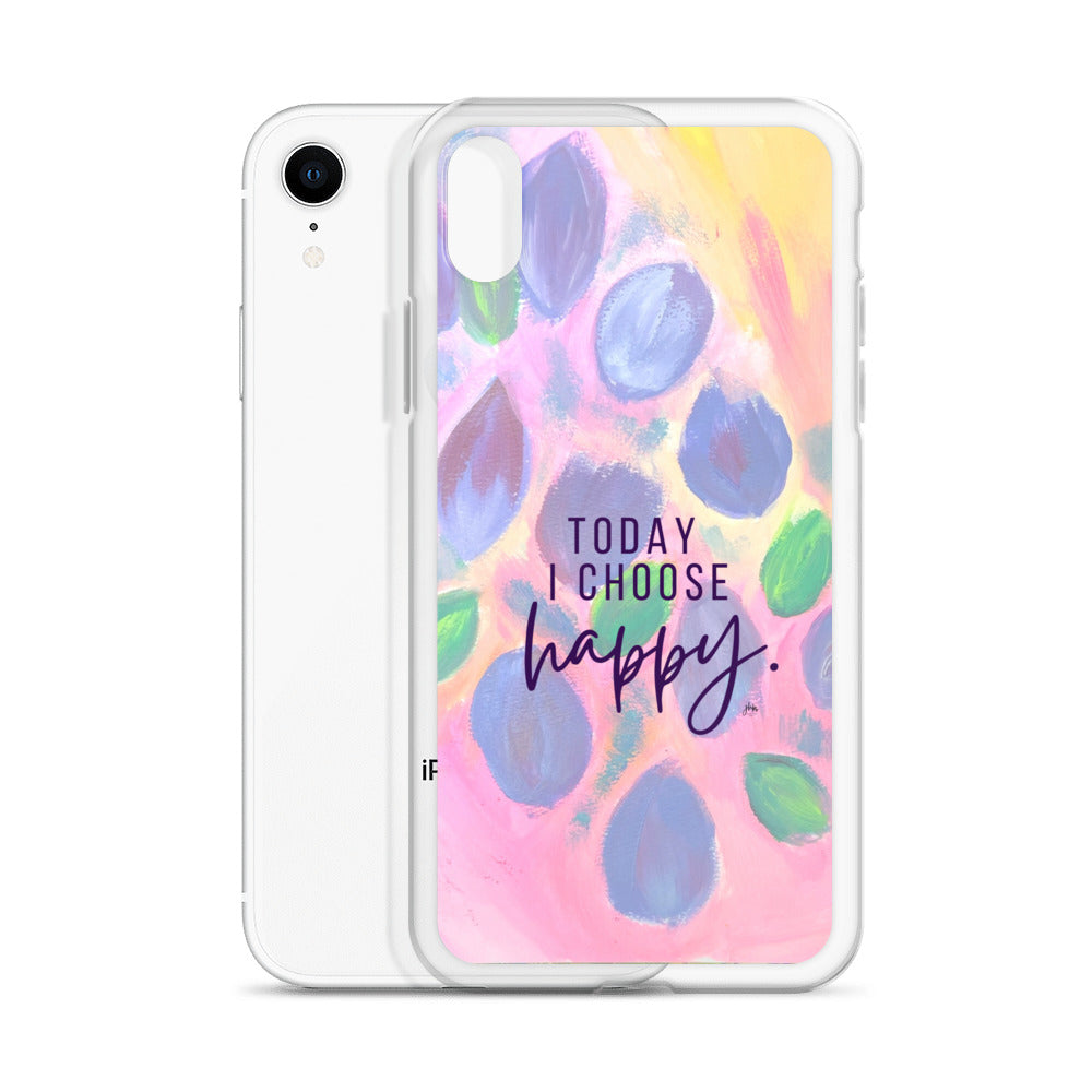 Today I Choose Happy (My Secret Garden, 4) iPhone Case